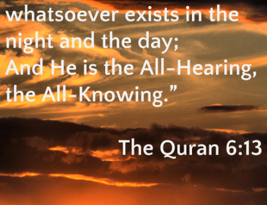#2 The Quran 6:13 (Surah al-An’am)