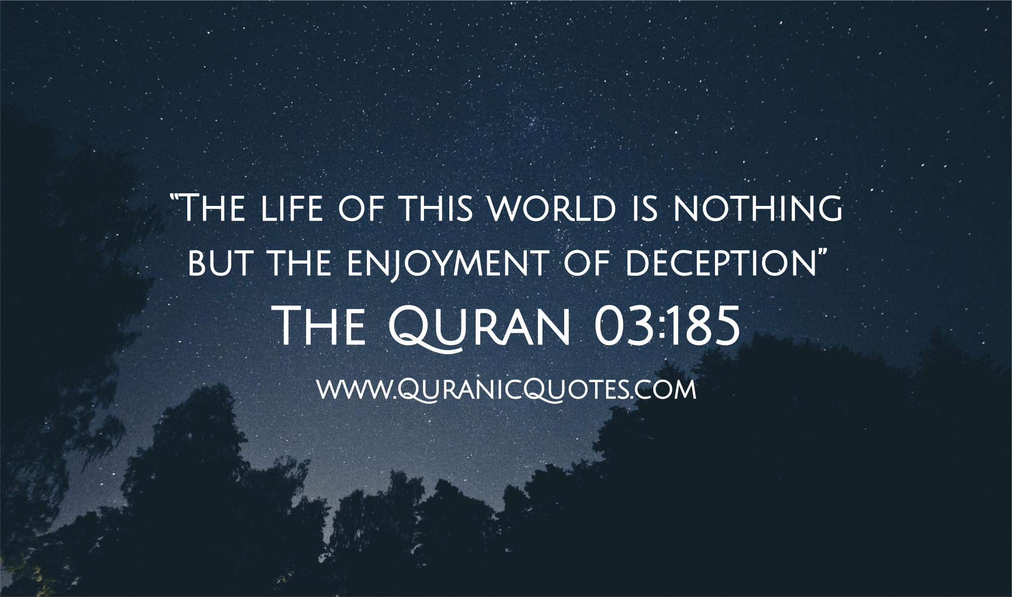 165 The Quran 03 185 Surah Al Imran Quranic Quotes