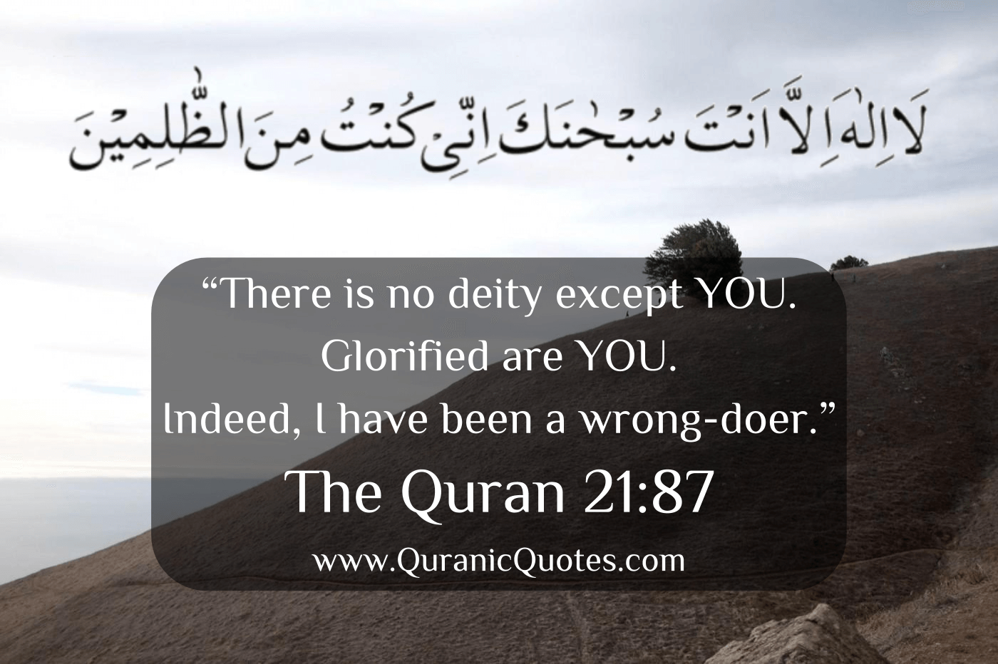 quran tumblr quotes (Surah  The Quran al Quotes #181 21:87 Quranic  Anbiya)