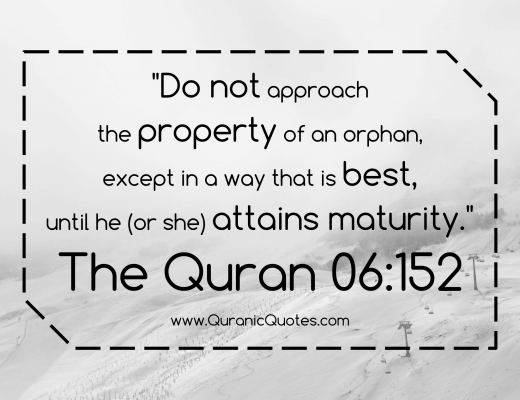 #218 The Quran 06:152 (Surah al-An’am)