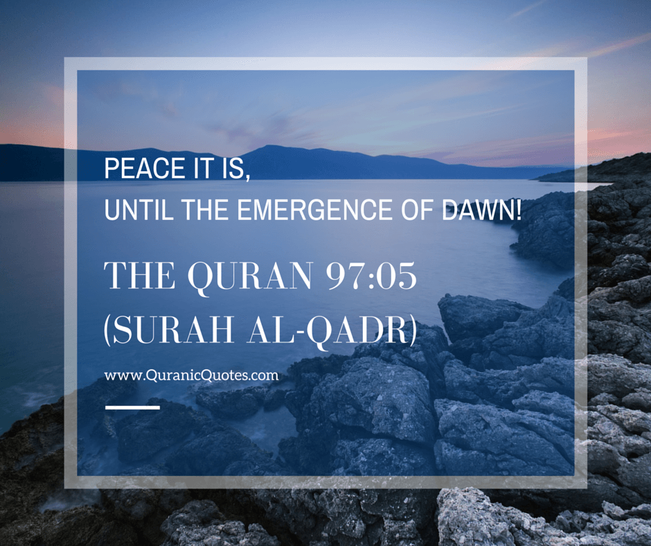 Surah al-Qadr 97:05