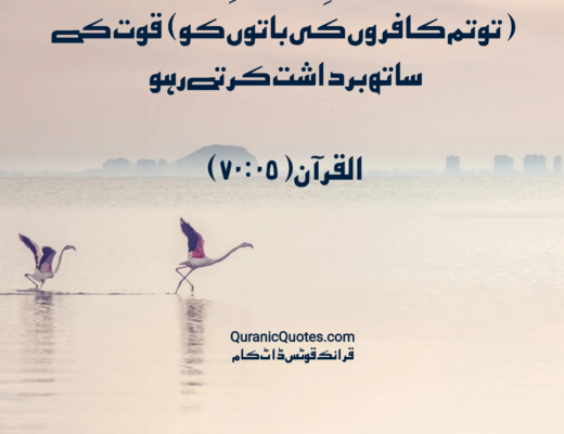 #140 The Quran 70:05 (Surah al-Ma’arij)