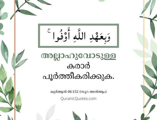 #14 The Quran 06:152 (Surah al-An’am)