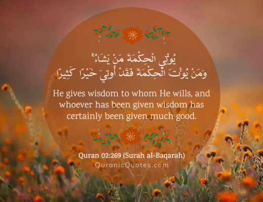 #386 The Quran 02:269 (Surah al-Baqarah)
