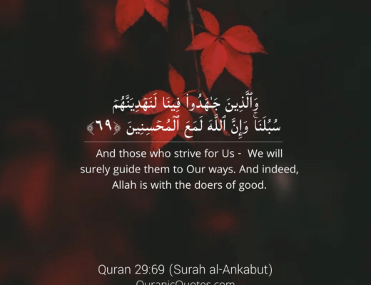 #387 The Quran 29:69 (Surah al-Ankabut)