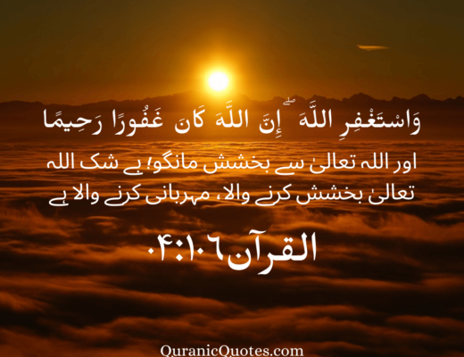 #367 The Quran 04:106 (Surah an-Nisa)