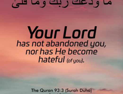#421 The Quran 93:03 (Surah ad-Dhuha)