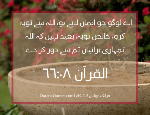 #362 The Quran 66:08 (Surah at-Tahrim)