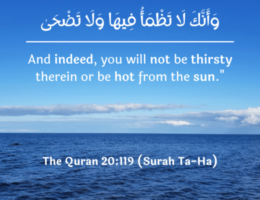 #448 The Quran 20:119 (Surah Ta-Ha)