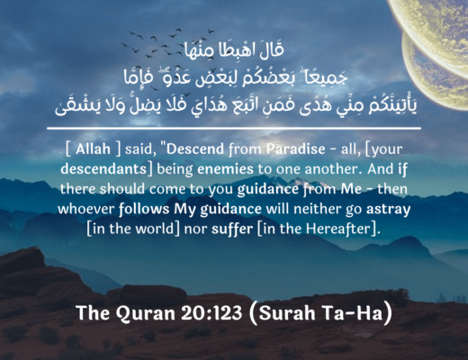 #452 The Quran 20:123 (Surah Ta-Ha)