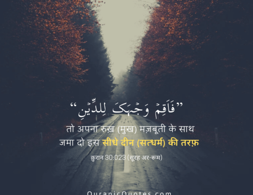 #259 The Quran 30:43 (Surah ar-Rum)