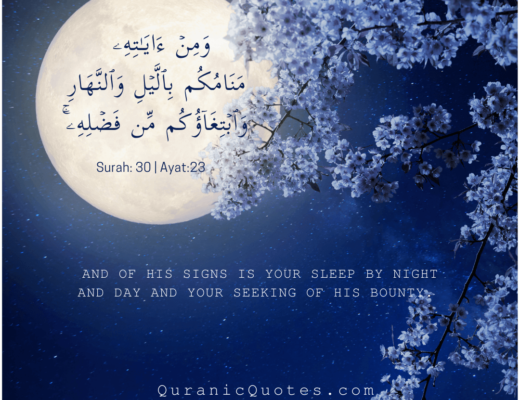 #464 The Quran 30:23 (Surah ar-Rum)