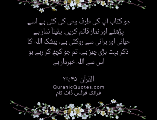 #417 The Quran 29:45 (Surah al-Ankabut)