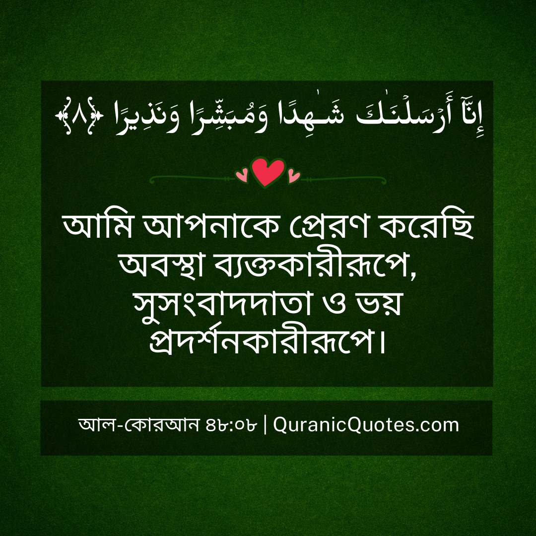 Quranic Quotes in Bangla 82