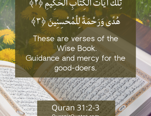 #516 The Quran 31:02-03 (Surah Luqman)
